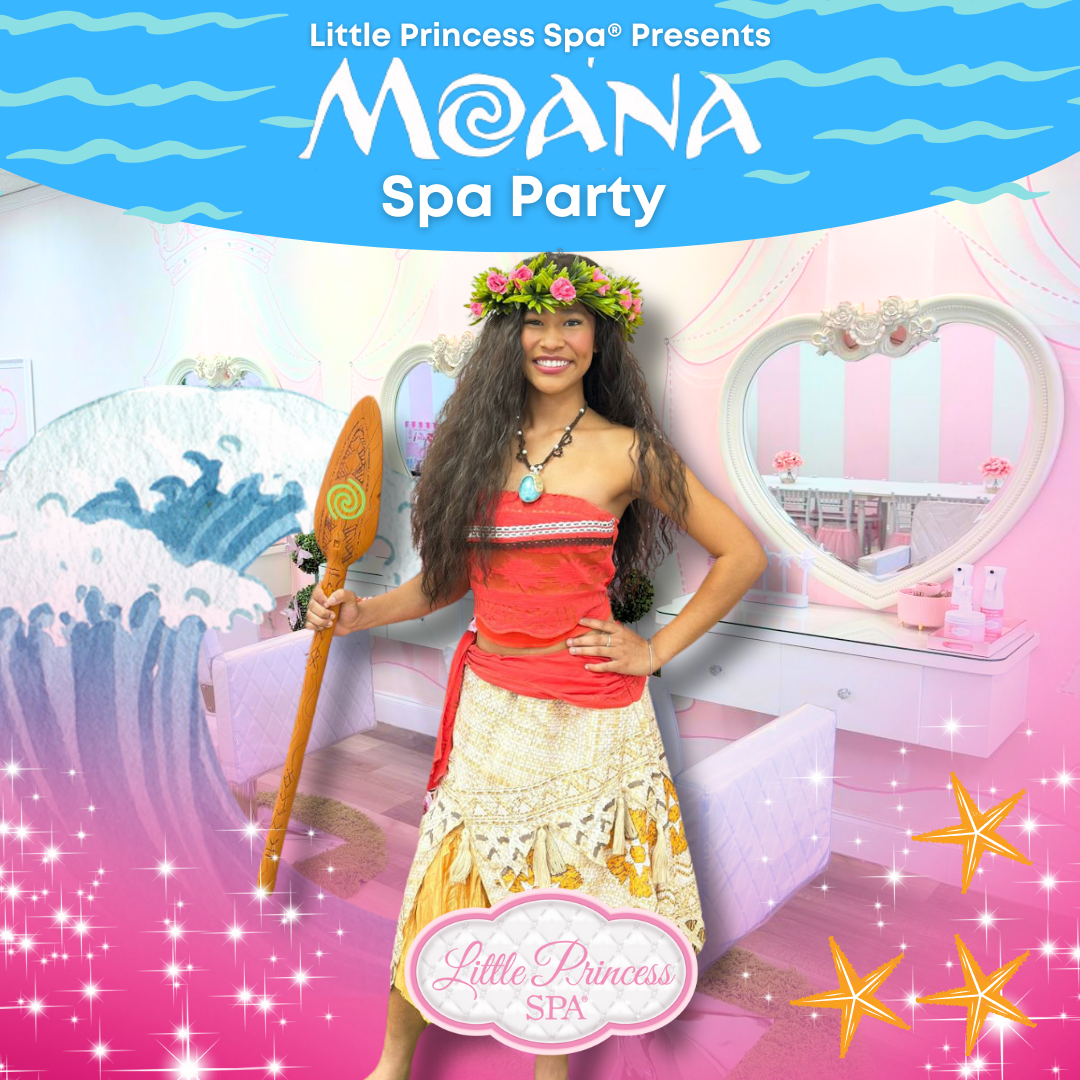 Moana Party Package at Little Princess Spa®